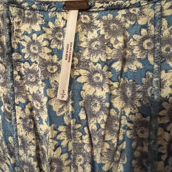 Free People Blue Floral Mini Dress - Picture 7 of 10